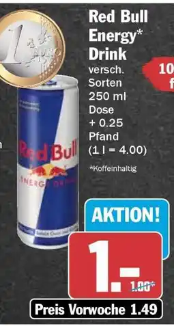 HIT Red Bull Energy Drink Angebot