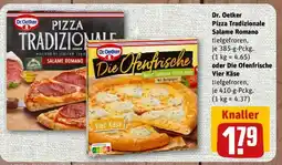 nahkauf Dr. Oetker Pizza Tradizionale Salame Romano oder Die Ofenfrische Vier Käse Angebot