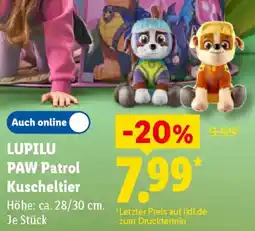 Lidl LUPILU PAW Patrol Kuscheltier Angebot