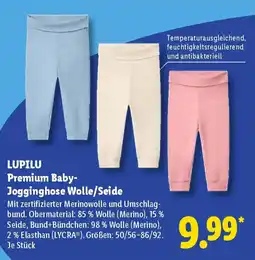 Lidl LUPILU Premium Baby- Jogginghose Wolle/Seide Angebot