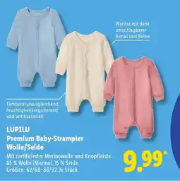 Lidl LUPILU Premium Baby-Strampler Wolle/Seide Angebot