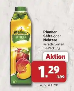 Combi Pfanner Säfte oder Nektare Angebot