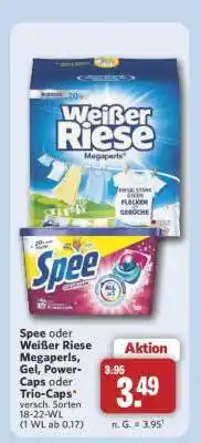 Combi Spee oder Weißer Riese Megaperls, Gel, Power-Caps oder Trio-Caps Angebot