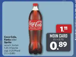 Combi Coca-Cola, Fanta oder Sprite Angebot