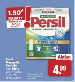 Combi Persil Megaperls, Kraft Gel oder Discs Angebot