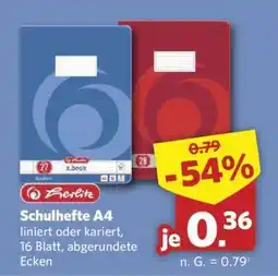 Combi Schulhefte A4 Angebot