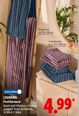 Lidl LIVARNO Frottierware Angebot