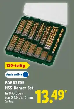 Lidl PARKSIDE HSS-Bohrer-Set Angebot