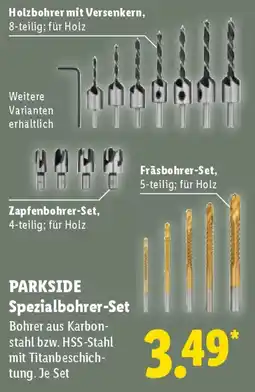 Lidl PARKSIDE Spezialbohrer-Set Angebot
