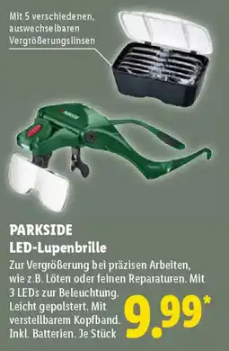Lidl PARKSIDE LED-Lupenbrille Angebot