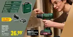 Lidl PARKSIDE Akku-Bohrschrauber 20V Angebot
