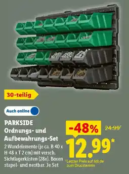 Lidl PARKSIDE Ordnungs- und Aufbewahrungs-Set Angebot