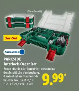 Lidl PARKSIDE Interlock-Organizer Angebot