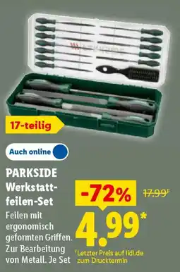 Lidl PARKSIDE Werkstattfeilen-Set Angebot