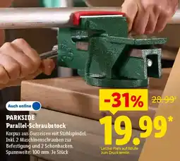 Lidl PARKSIDE Parallel-Schraubstock Angebot