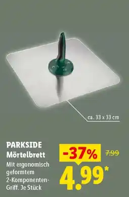 Lidl PARKSIDE Mörtelbrett Angebot