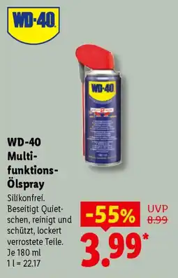 Lidl WD-40 Multifunktions- Ölspray Angebot