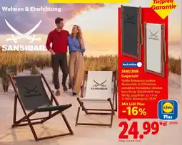 Lidl SANSIBAR Liegestuhl Angebot