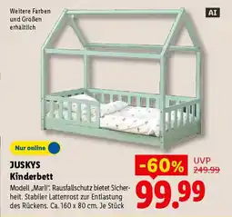 Lidl JUSKYS Kinderbett Angebot