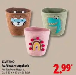 Lidl LIVARNO Aufbewahrungskorb Angebot