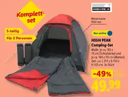 Lidl HIGH PEAK Camping-Set Angebot
