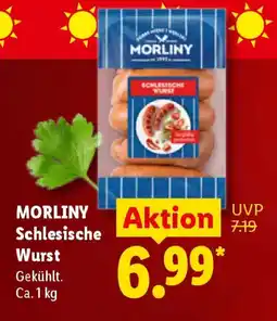 Lidl MORLINY Schlesische Wurst Angebot