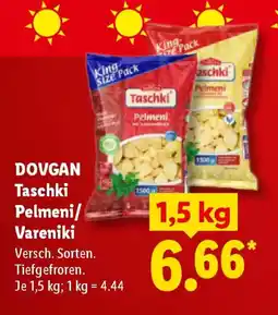 Lidl DOVGAN Taschki Pelmeni/ Vareniki Angebot