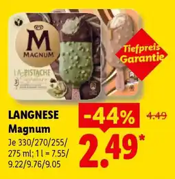Lidl LANGNESE Magnum Angebot