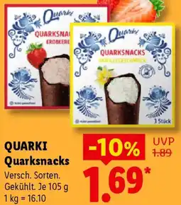 Lidl QUARKI Quarksnacks Angebot