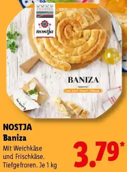 Lidl NOSTJA Baniza Angebot