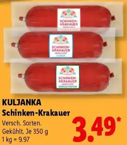 Lidl KULJANKA Schinken-Krakauer Angebot