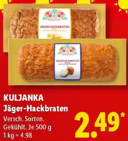 Lidl KULJANKA Jäger-Hackbraten Angebot