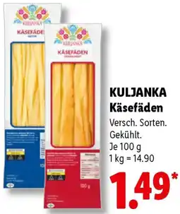 Lidl KULJANKA Käsefäden Angebot