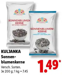 Lidl KULJANKA Sonnenblumenkerne Angebot