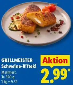 Lidl GRILLMEISTER Schweine-Bifteki Angebot