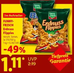 Lidl FUNNY FRISCH Erdnuss Flippies Angebot