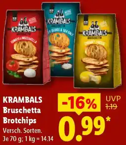 Lidl KRAMBALS Bruschetta Brotchips Angebot