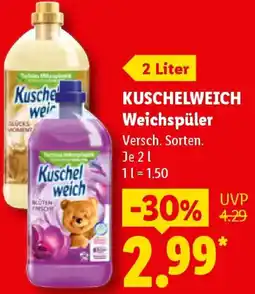 Lidl KUSCHELWEICH Weichspüler Angebot