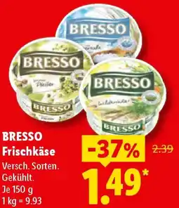 Lidl BRESSO Frischkäse Angebot
