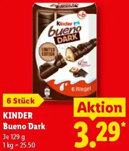 Lidl Kinder Bueno Dark Angebot