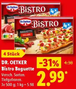 Lidl DR. OETKER Bistro Baguette Angebot