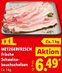 Lidl METZGERFRISCH Frische Schweinebauchscheiben Angebot