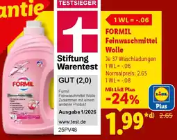 Lidl Formil Feinwaschmittel Wolle Angebot