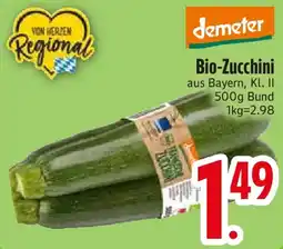 Edeka demeter Bio-Zucchini Angebot