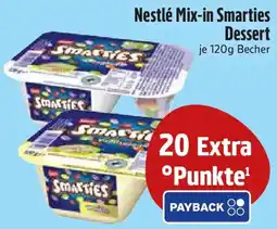 Edeka Nestlé Mix-in Smarties Dessert Angebot