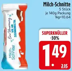 Edeka Milch-Schnitte Angebot