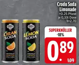 Edeka Crodo Soda Limonade Angebot