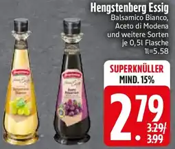 Edeka Hengstenberg Essig Angebot