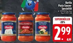 Edeka Barilla Pasta-Saucen Spezialität Angebot