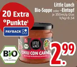 Edeka Little Lunch Bio-Suppe oder Eintopf Angebot